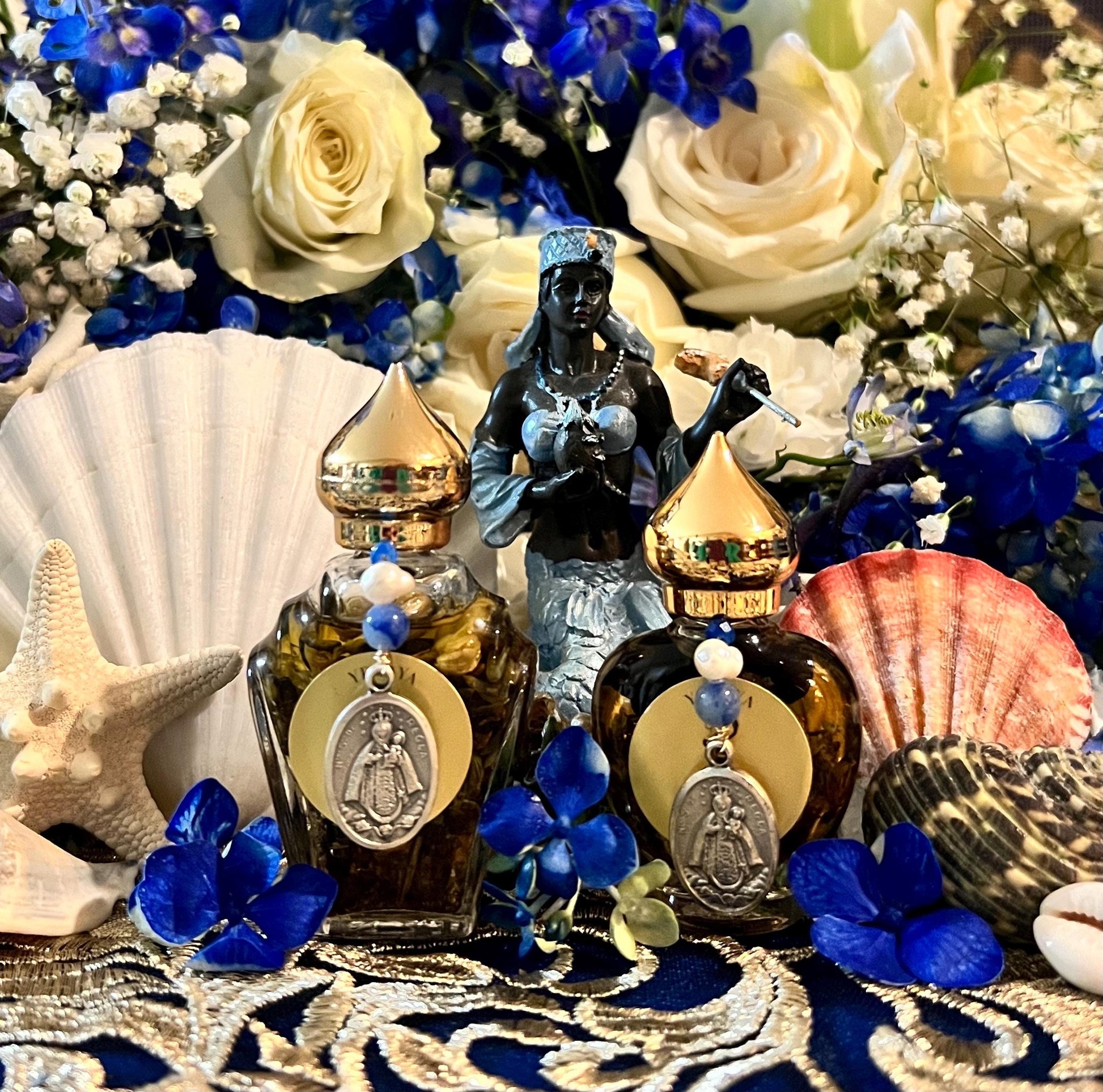 Yemaya Oil + Yemoja + Virgin de Regla + Lukumí