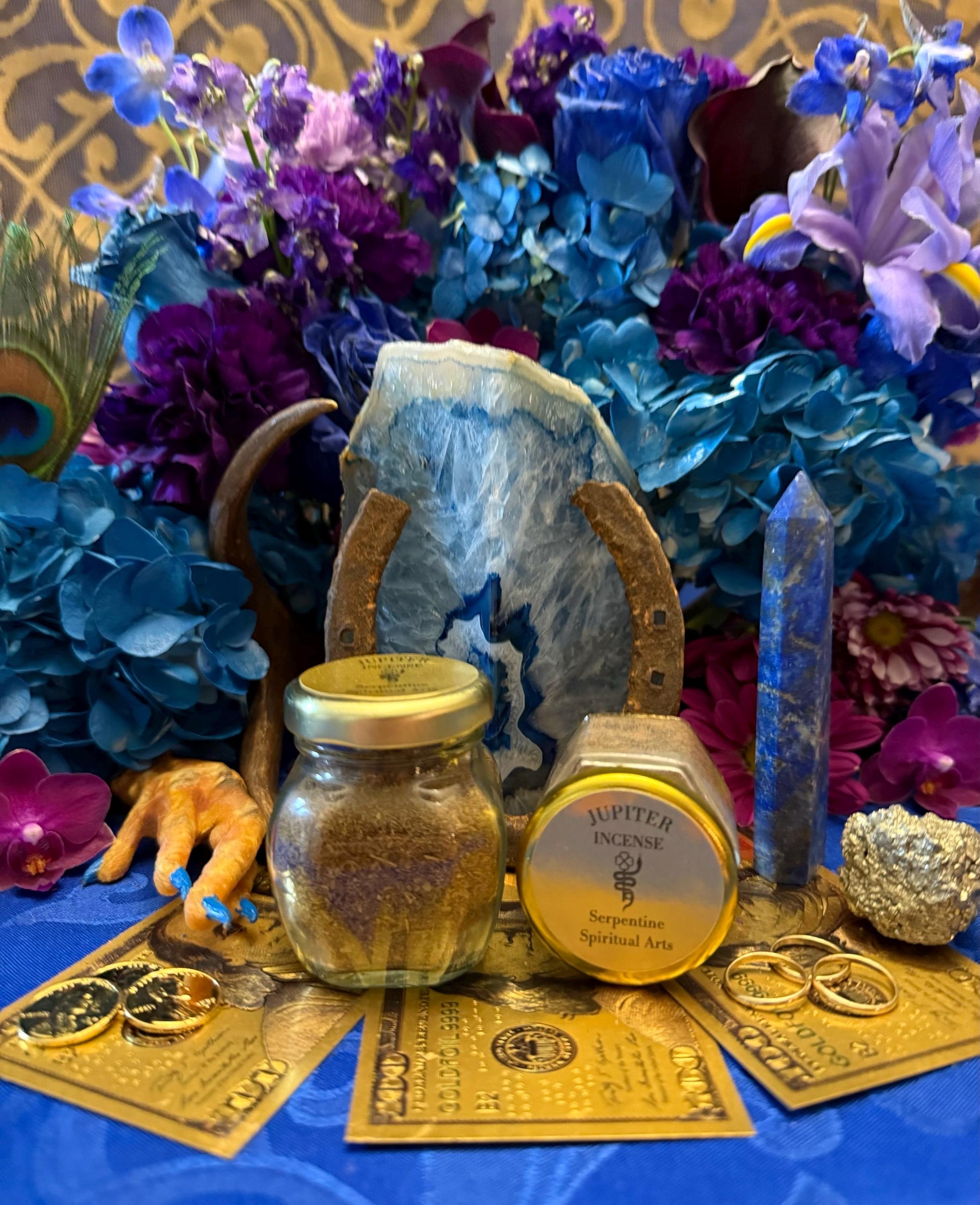 Jupiter Incense & Powder + Expansion + Luxury + Abundance + Justice + Honors + Wisdom + Victory + Influence + Prosperity