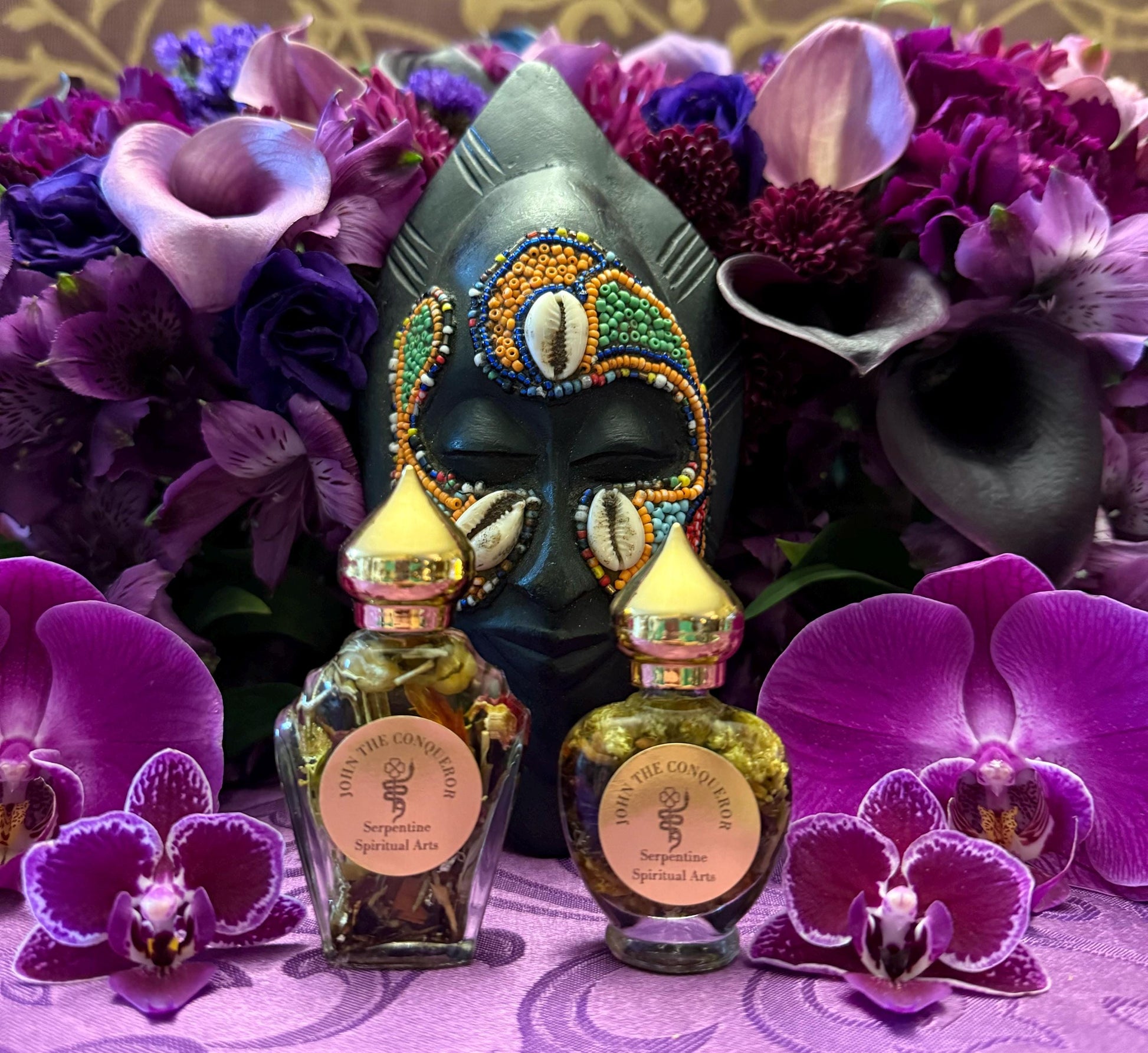 John the Conqueror Oil + Victory + High John de Conquer + 24K Gold