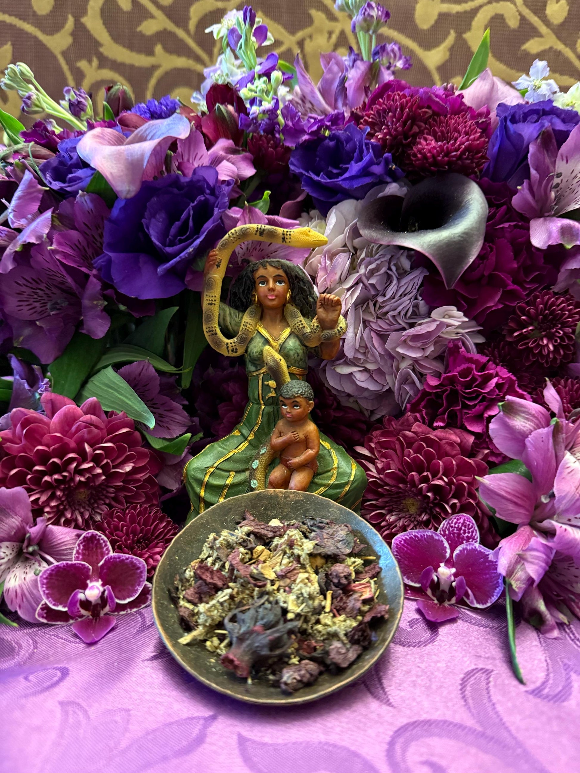 Filomena Lubana Herbs + Domination + Santa Marta la Dominadora + Marta la Culebra + Saint Martha the Dominator + Dominatrix + Blessed