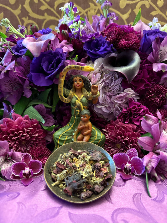 Filomena Lubana Herbs + Domination + Santa Marta la Dominadora + Marta la Culebra + Saint Martha the Dominator + Dominatrix + Blessed