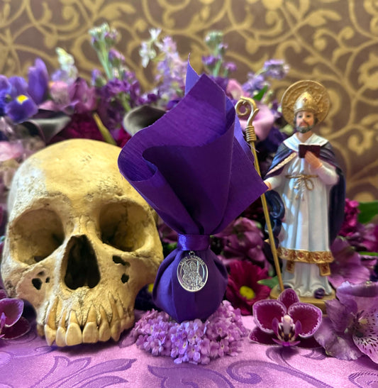 Custom Saint Cyprian Amulet + Amuleto + Necromancy + Witchcraft + Sorcery + Occult + Road Opening + Protection + Mastery + Domination + Heal