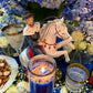 Ogou Balendyo Fixed Vigil Candle + Protection + Healing + Discipline + Masculinity + Law Keep Away + Diplomacy + 24K Gold Leaf + Blessed