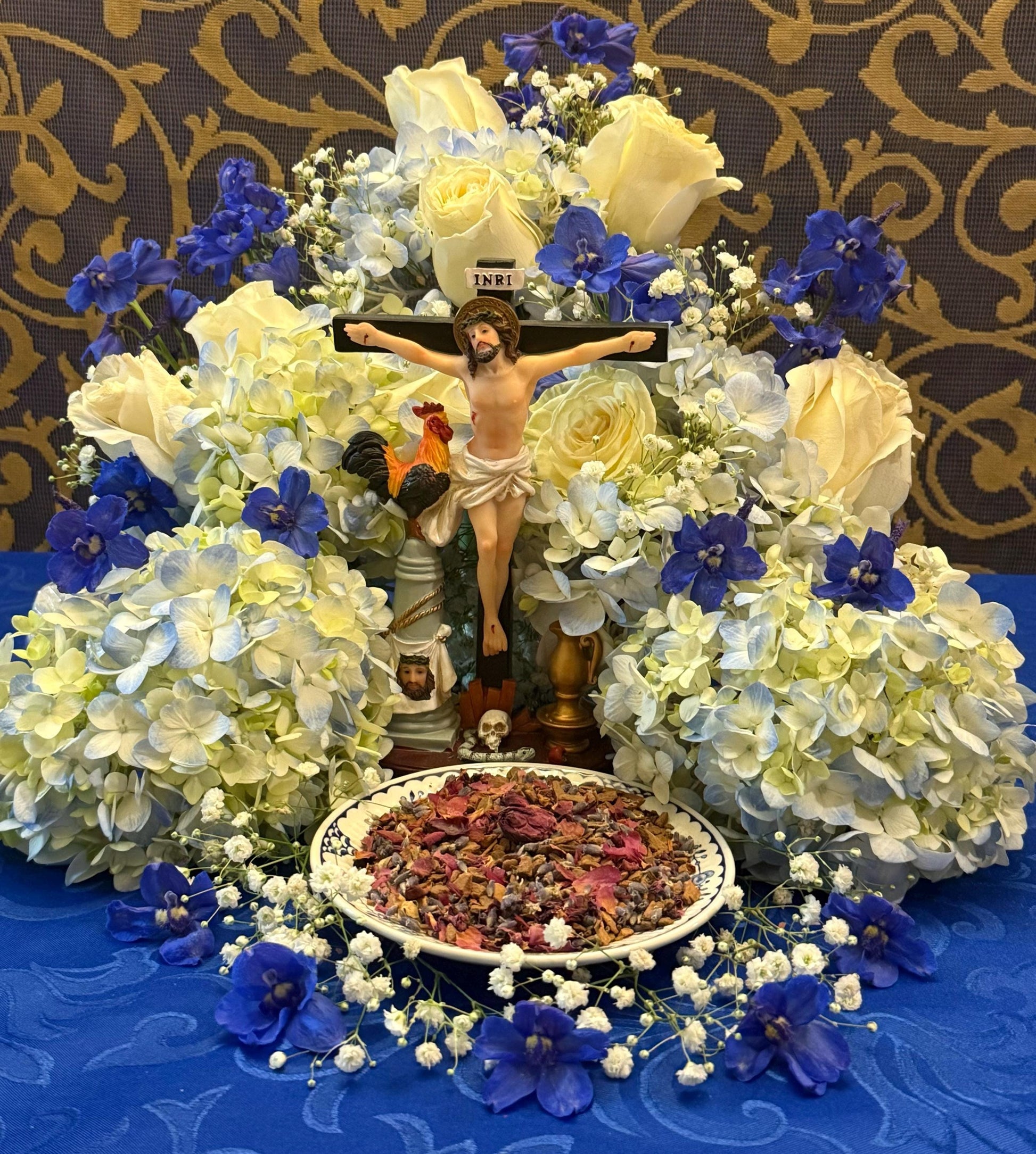 Justo Juez Flowers and Herbs + Candle Dressing + Just Judge + Protection + Justice + Victory Over Enemies + Court Cases + Get Out of Jail