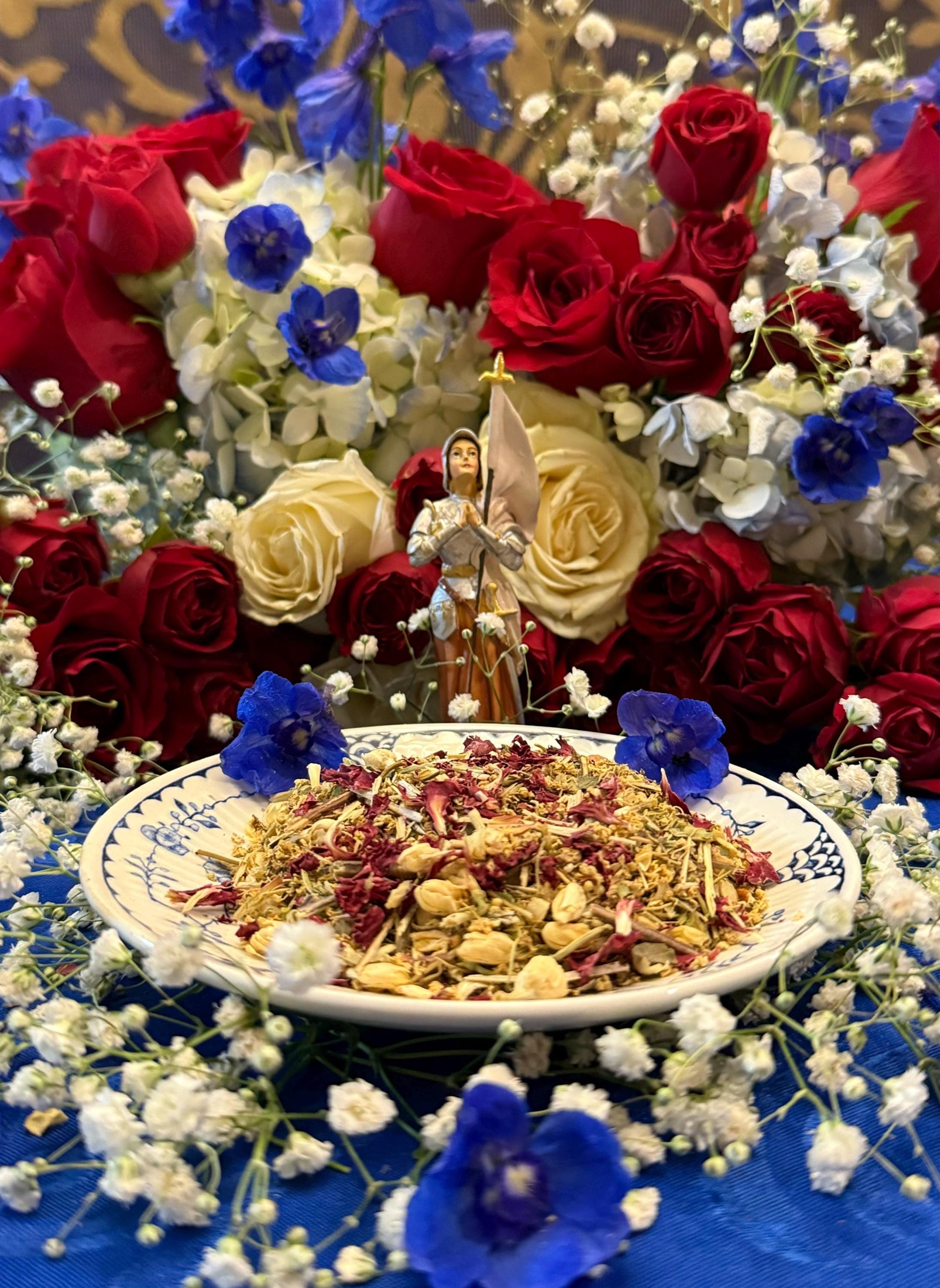 Joan of Arc Herbs + Protection + Patroness of Lesbians + Overcome Enemies + Psychic Vision + Victory + Blessed