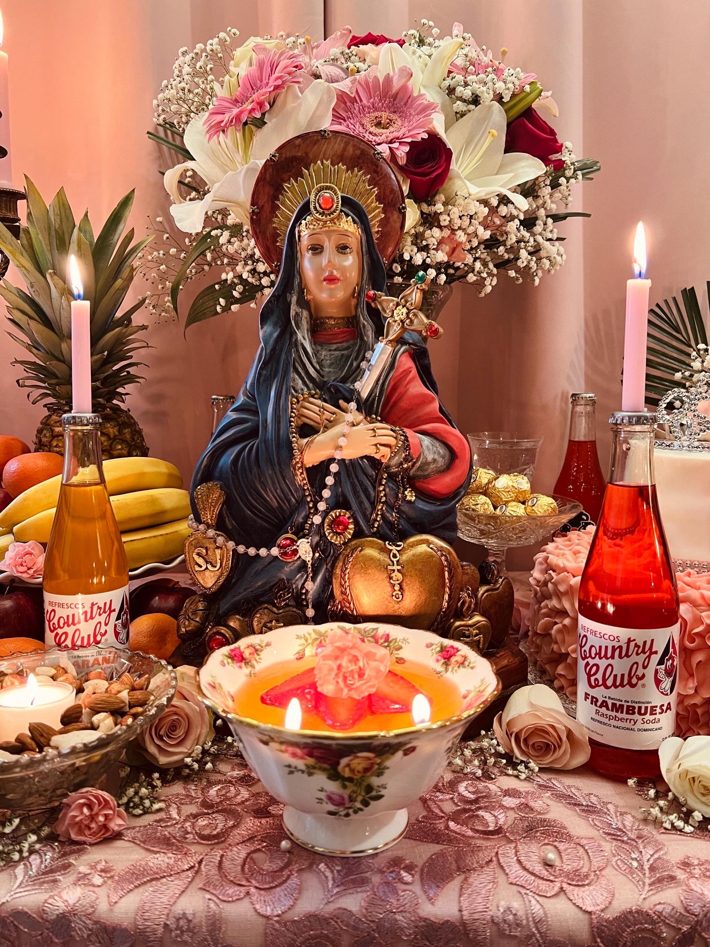 Metresili Love & Luxury Lamp + Fame + Beauty + Metres Ezili Freda + 24K Gold + Blessed + Fixed