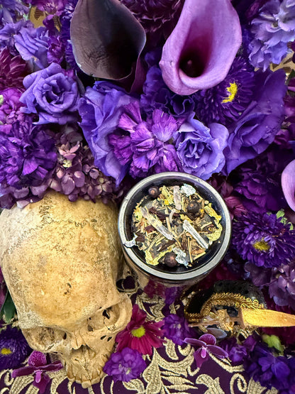 Santa Muerte Negra Fixed Candle + Protection + Reversing * Victory Over Enemies + Removing Obstacles + Justice + Necromancy