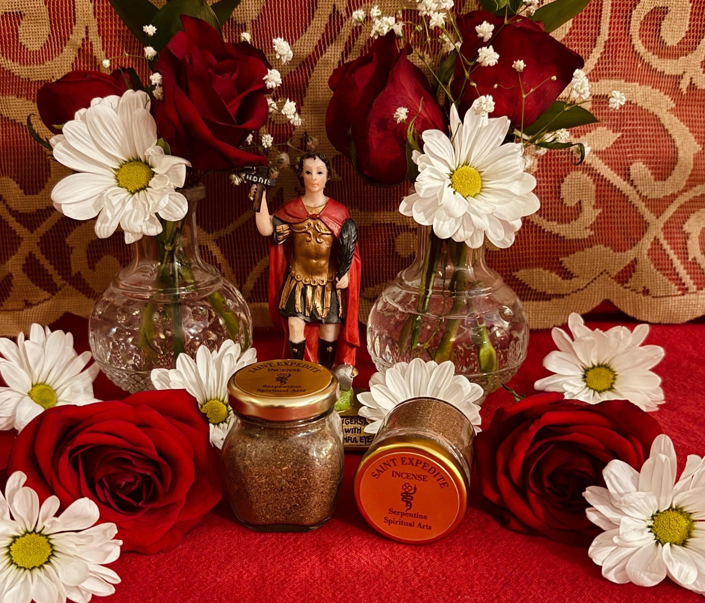 Saint Expedite Incense + Fast Results + Luck + Prosperity + Love + Abundance + Resolve Legal Issues