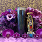 Santa Muerte Morada Fixed Candle + Psychic + Divination + Healing + Spirituality
