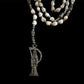Santa Muerte Blanca Rosary de Hilo + Protection + Healing + Handcrafted + Rosario
