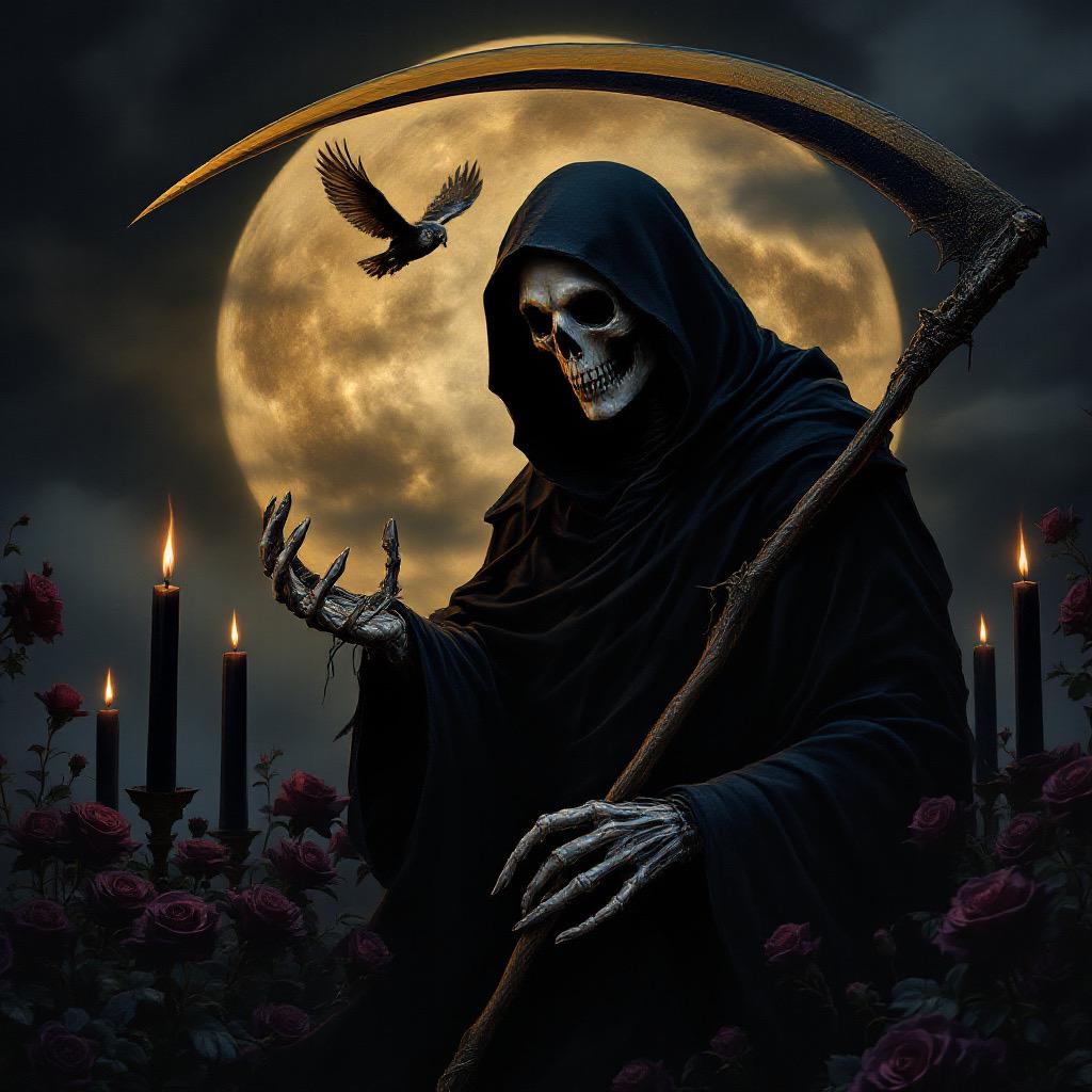Santa Muerte Roja y Negra Amulet + Reversing + Domination + Amuleto + Santisima Muerte