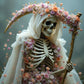Santa Muerte Blanca Amulet + Healing + Protection + Peace + Remove Negativity + Amuleto + Santisima Muerte
