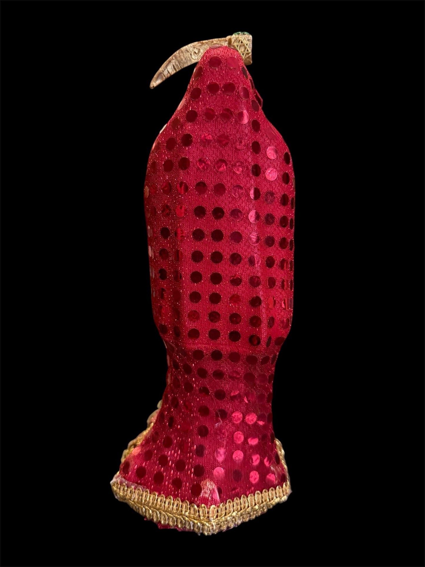 Santa Muerte Roja Statue + Baptized + Fixed + Made in Mexico + Custom