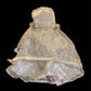 12” Santa Muerte Blanca Statue with Dress + Baptized + Fixed + Purity + Made in Mexico + 24K Gold Leaf on Scythe