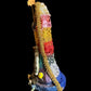 Santa Muerte Siete Colores Abundance Statue + Baptized + Fixed + Made in Mexico