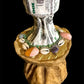 Santa Muerte Money Bag Statue + Abundance + Prosperity + Wealth + Baptized + 24K Gold + Fixed + Made in Mexico