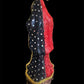 Santa Muerte Reversing Roja y Negra Statue + Controlling + Domination + Baptized + Fixed + Made in Mexico