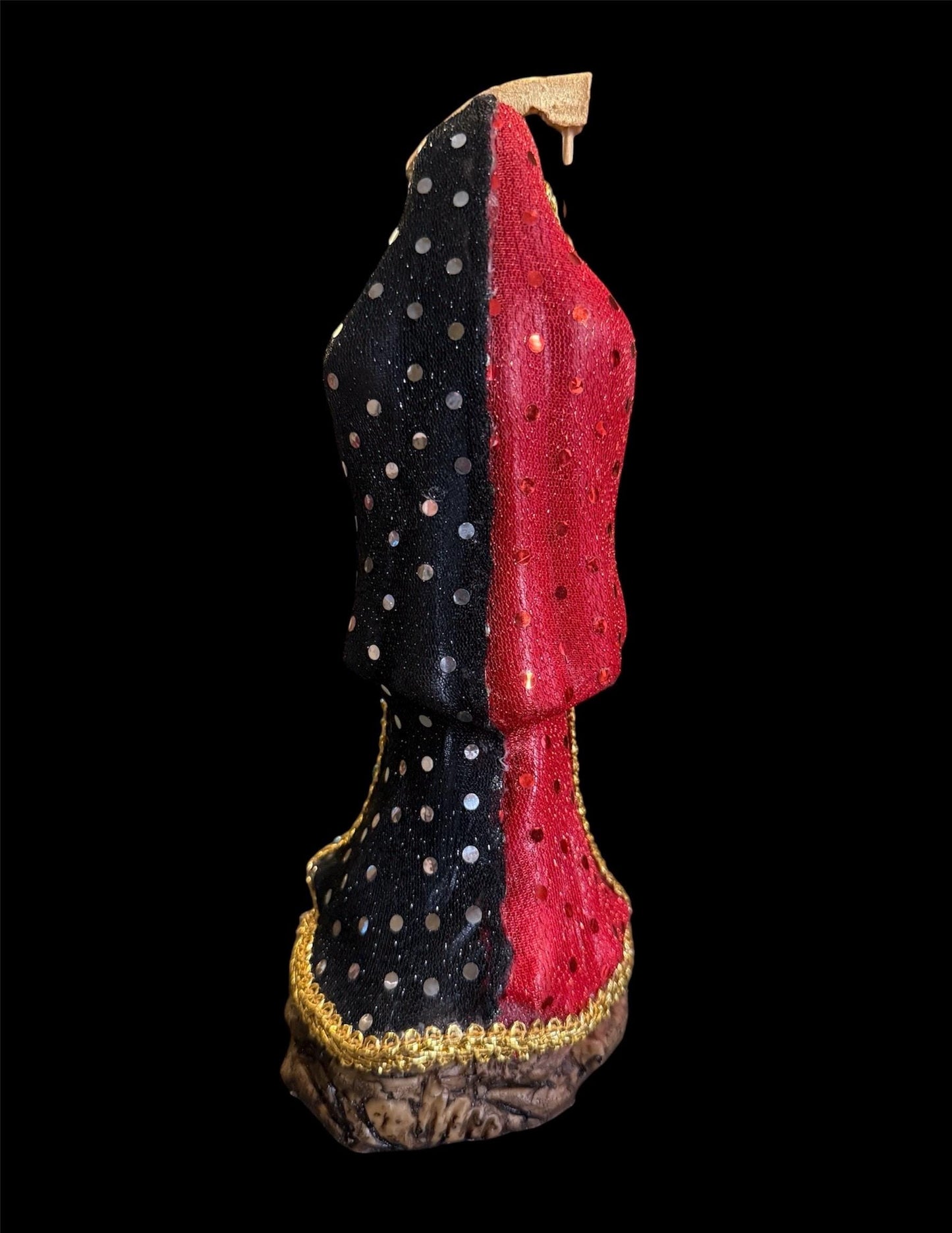 Santa Muerte Reversing Roja y Negra Statue + Baptized + Fixed + Made in Mexico