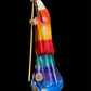 Santa Muerte Siete Colores Statue + 12” + Fixed and Baptized on Feast Day