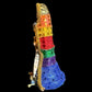 Santa Muerte Siete Colores Abundance Statue + Baptized + Fixed + Made in Mexico