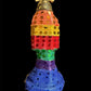 Santa Muerte Siete Colores Abundance Statue + Baptized + Fixed + Made in Mexico