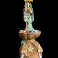 Santa Muerte Money Bag Statue + Abundance + Prosperity + Wealth + Baptized + 24K Gold + Fixed + Made in Mexico