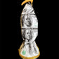 Santa Muerte Money Statue + Abundance + Prosperity + Wealth + Baptized + 24K Gold + Fixed + Made in Mexico