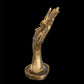 Vintage Santa Muerte Dorada with Wings + Gold + Victory + Prosperity + Money + Baptized + Fixed + Made in Mexico