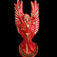 Vintage Santa Muerte Roja with Wings + Love + Victory + Prosperity + Money + Baptized + Fixed + Made in Mexico