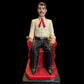 Vintage Jesus Malverde Seated Statue + Blessed + Handcrafted in Mexico + Unique