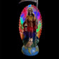 Santa Muerte Siete Colores Statue + 12” + Lights Up + Blessed