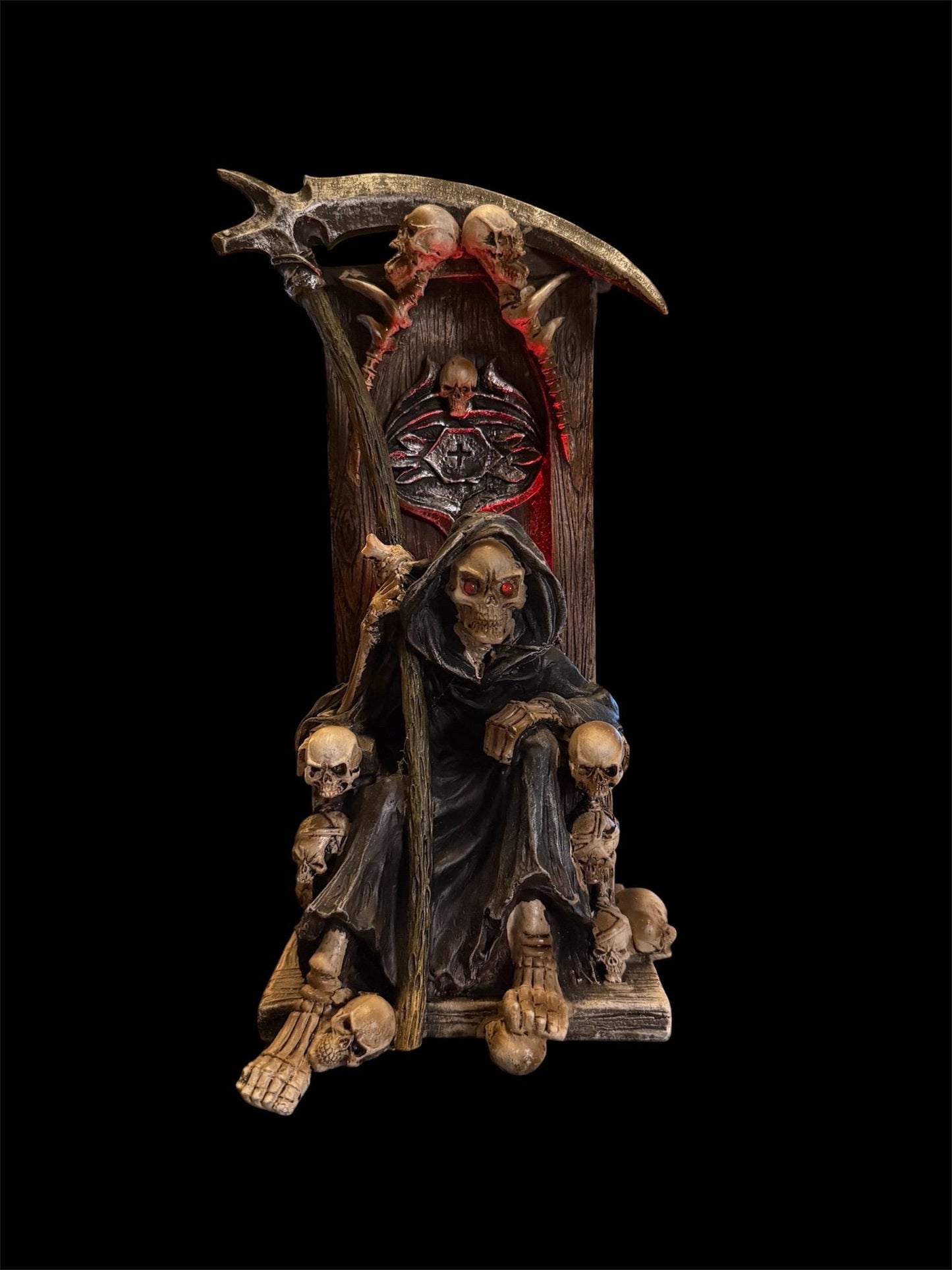 Santa Muerte Statue + 10” + Lights Up + Blessed