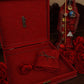 Santa Muerte Roja Carga + Love + Passion + Domination + Fertility + Money + Fixed Statue + Santisima Muerte