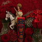 Saint Barbara Protection Hand-Carved Candle + Victory + Justice + Students