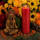 Indio Vigil Candle + Spirit Guide + Protection + Money + Uncrossing + Fixed and Blessed + Desenvolvimiento + Indigenous + American Indian