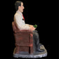 Vintage Jesus Malverde Seated Statue + Blessed + Handcrafted in Mexico + Unique