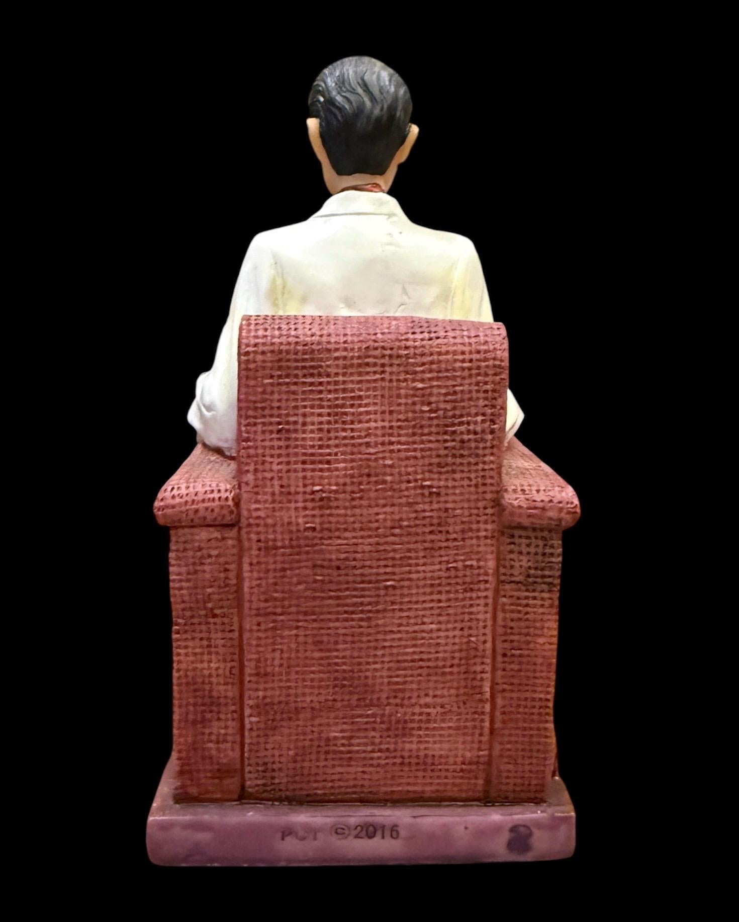 Jesus Malverde Seated Statue + Blessed