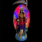 Santa Muerte Siete Colores Statue + 12” + Lights Up + Blessed