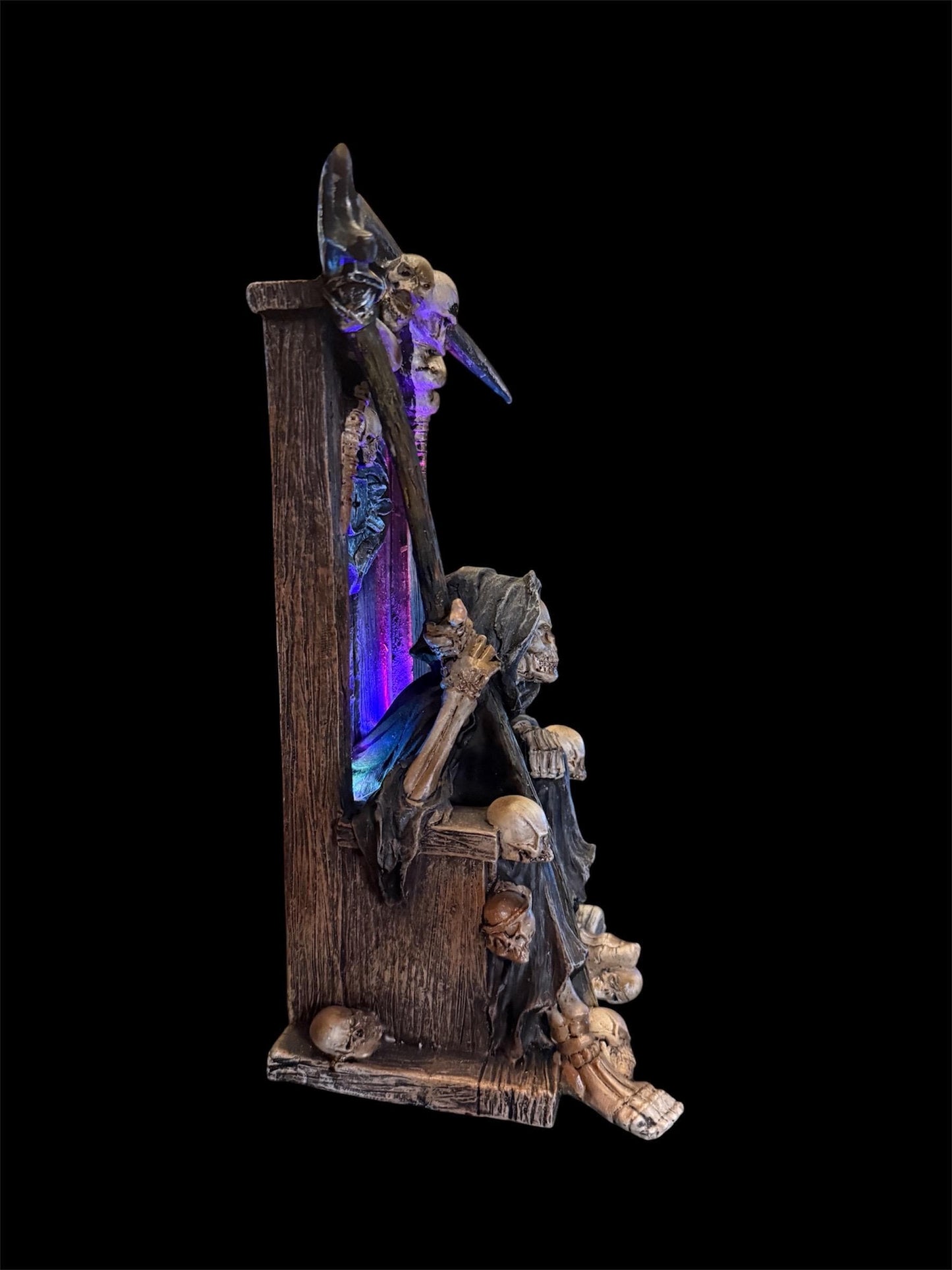 Santa Muerte Statue + 10” + Lights Up + Blessed