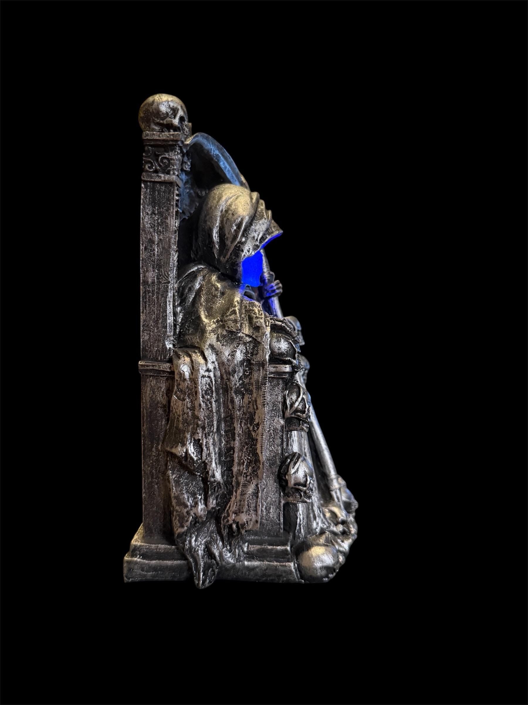 Santa Muerte Statue + 9” + Lights Up + Blessed