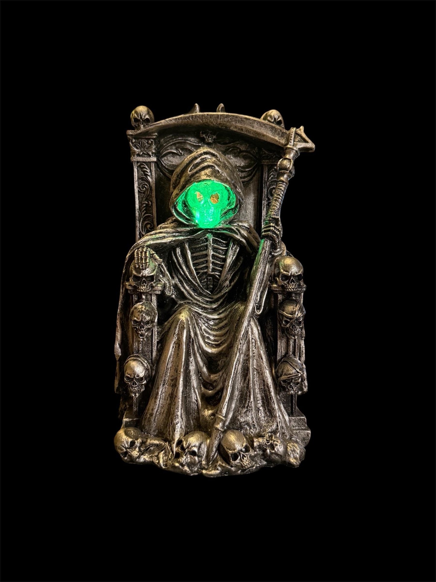 Santa Muerte Statue + 9” + Lights Up + Blessed