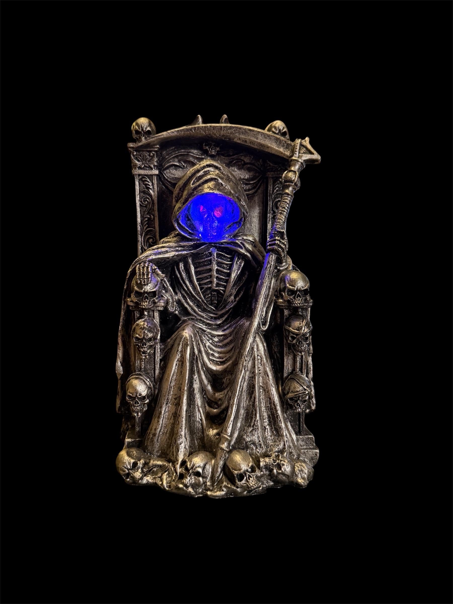 Santa Muerte Statue + 9” + Lights Up + Blessed