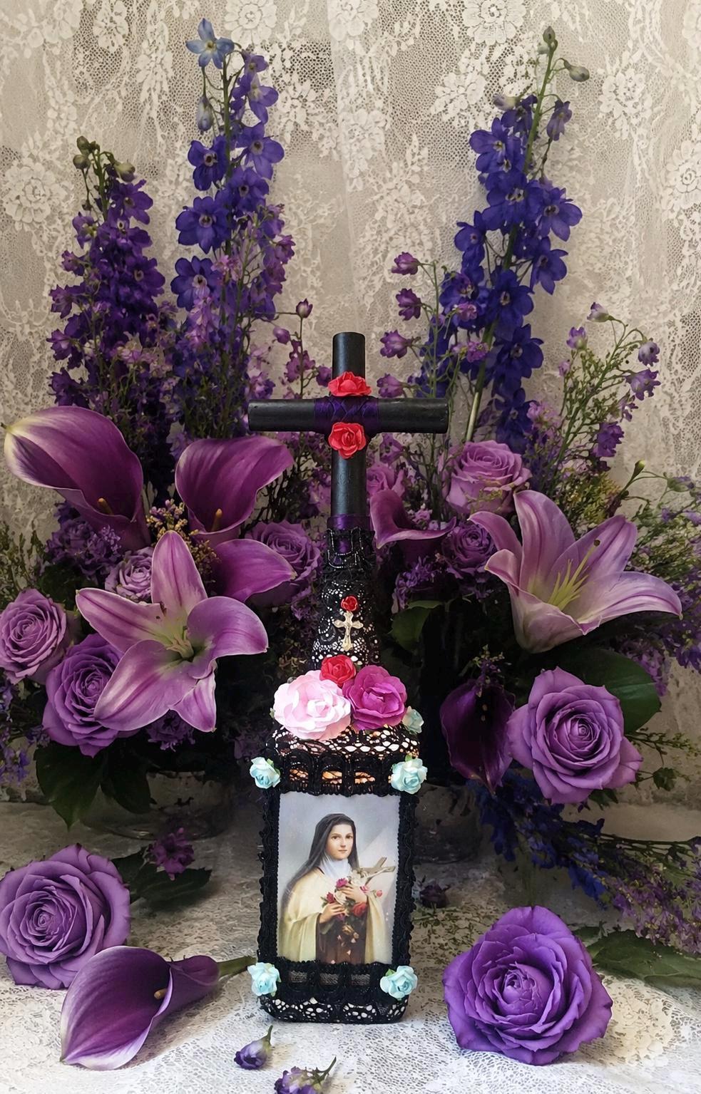 Maman Brigitte Boutey + Bottle + Made by Haitian Vodou Initiate + One of a Kind + Cemetery + Wife of Baron Samedi + Gede