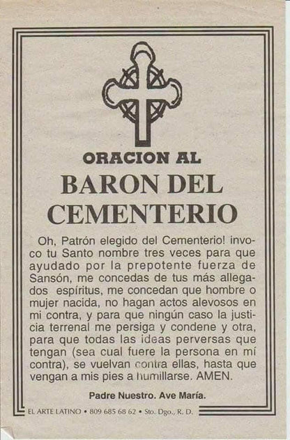 Baron del Cementerio Vigil Candle + Remove Obstacles + Destroy Enemies + Baron of the Cemetery + San Elias + Saint Elijah