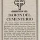 Baron del Cementerio Oil + Baron of the Cemetery + San Elias + Saint Elijah + Cleansing + Healing + Reversing + Sterling Silver