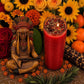 Indio Vigil Candle + Spirit Guide + Protection + Money + Uncrossing + Fixed and Blessed + Desenvolvimiento + Indigenous + American Indian