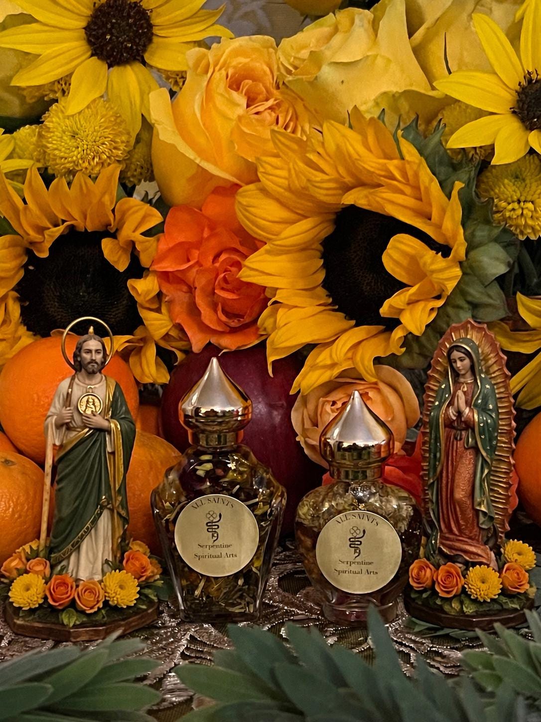 All Saints Oil + Blessings + Luck + Protection + Healing + Santos