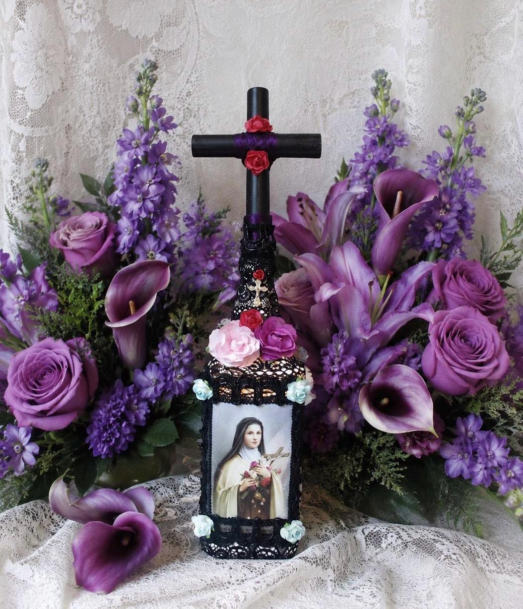 Maman Brigitte Boutey + Bottle + Made by Haitian Vodou Initiate + One of a Kind + Cemetery + Wife of Baron Samedi + Gede