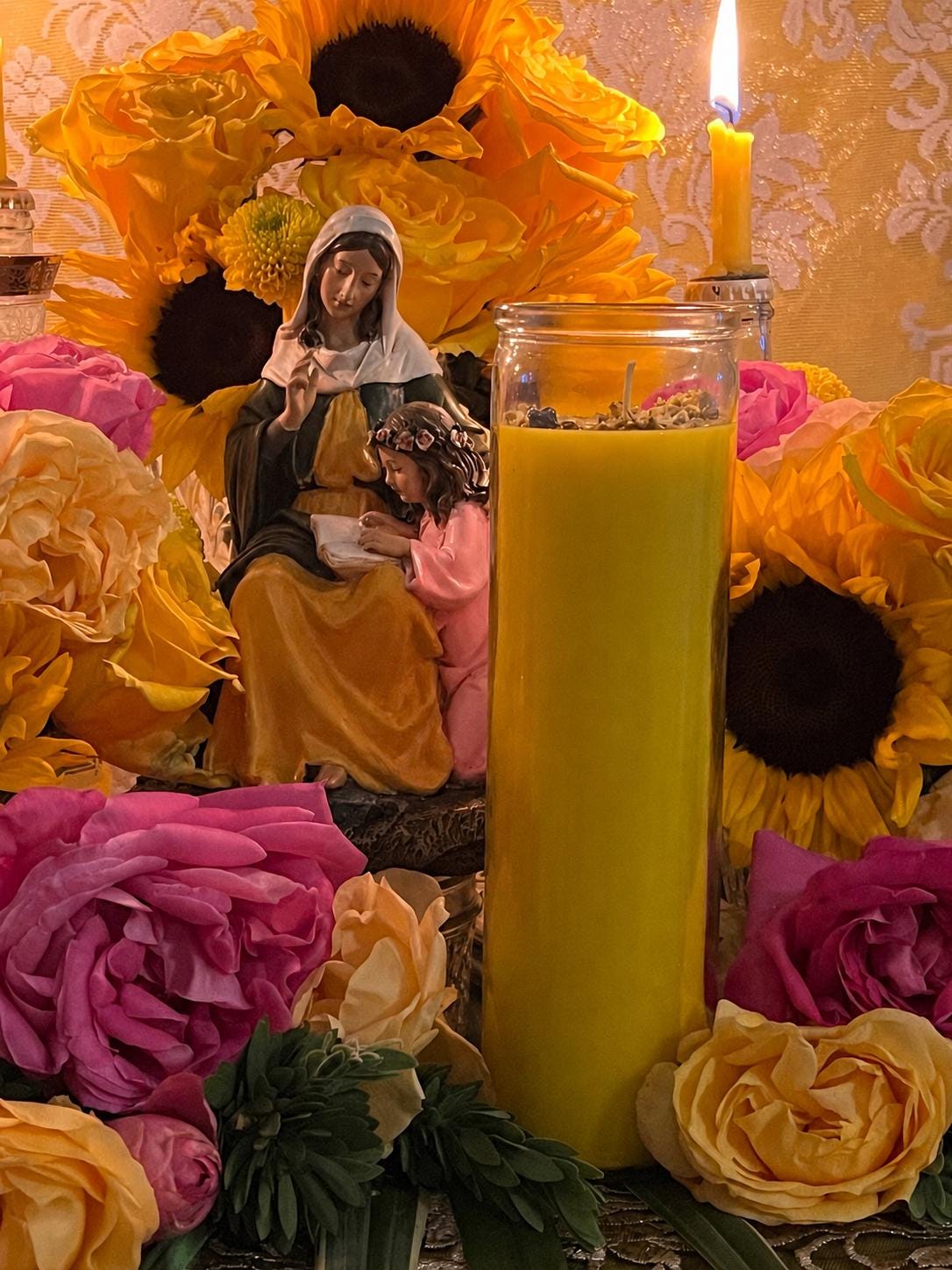 Anaisa Pye Fixed Vigil Candle + Love + Joy + Luxury + Passion + Success + Sex Work + 24K Gold Leaf + Blessed