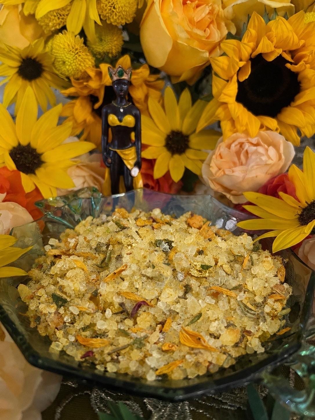 Oshun Bath Soak + African Spirit of Love & Prosperity + Orisha + Santeria + Ifa